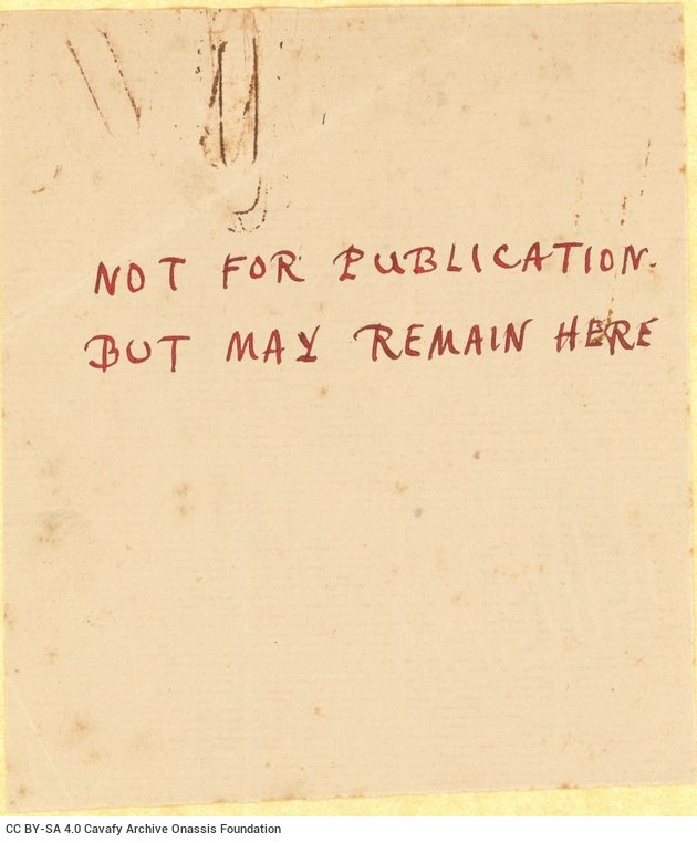 Manuscript poems and attached typewritten note. The poems "Addition" and "Absence" written on both sides of a sheet; notes