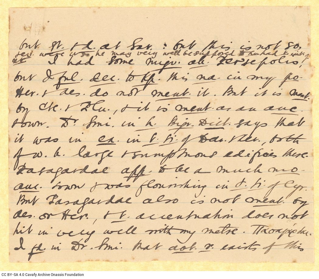 Handwritten notes on the poem "The Naval Battle" on both sides of two ruled papers. Numbers "2" and "4" at top left. Exten