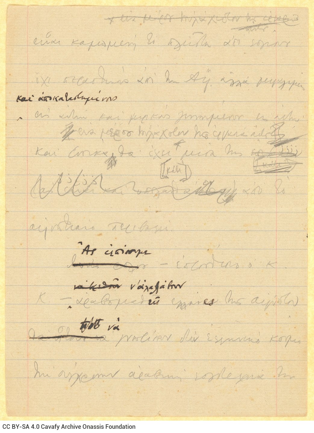 Handwritten notes on both sides of two ruled sheets and on the verso of part of a printed medium with a fragment of the po
