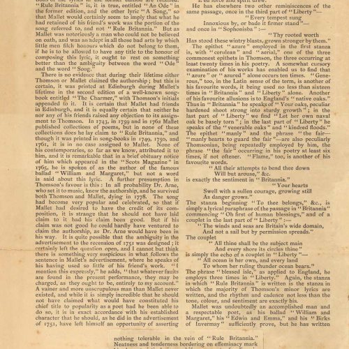 Clipping from the weekly newspaper *The Saturday Review*, which contains an article by J. Churton Collins entitled "The autho