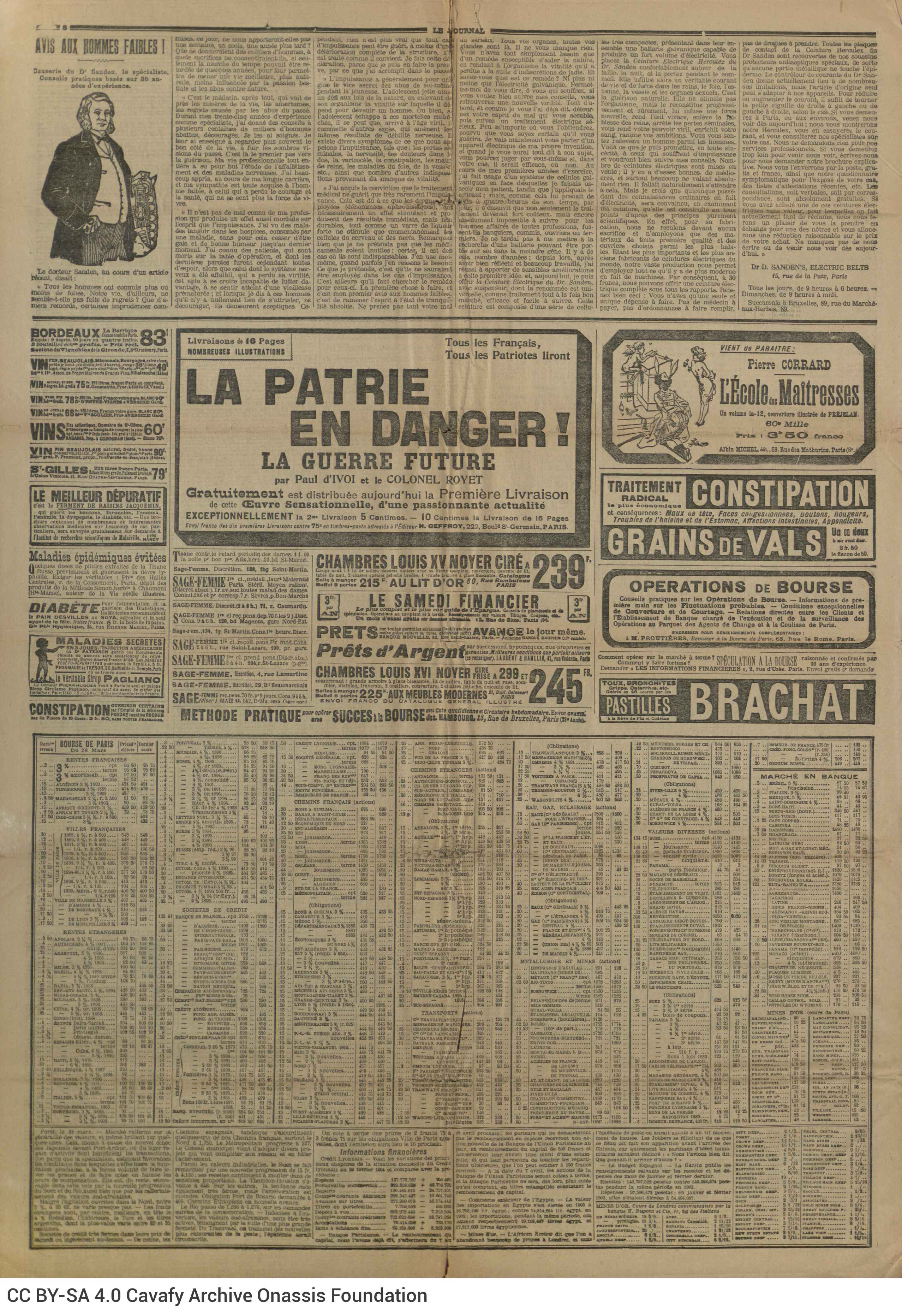Seven editions of the Paris newspaper *Le Matin* and five editions of another Paris newspaper, *Le Journal*. They are accompa