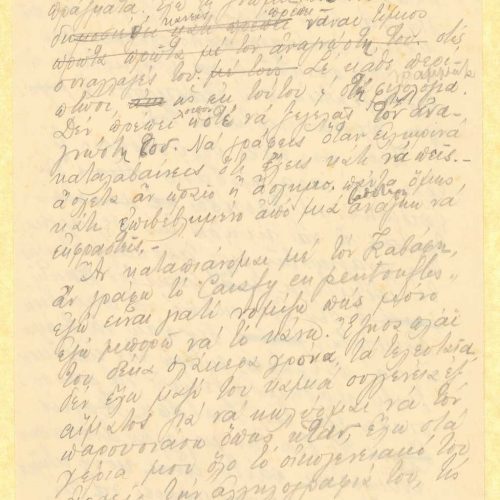 Χειρόγραφες σημειώσεις της Ρίκας Σεγκοπούλου στις δύο όψεις ενός φύ